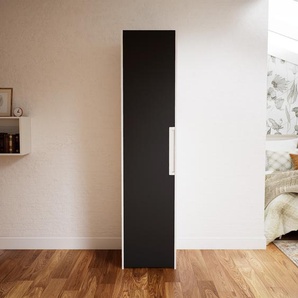 Kleiderschrank Weiß - Individueller Designer-Kleiderschrank - 54 x 232 x 62 cm, Selbst Designen, Böden/hohe Schublade/Kleiderstange