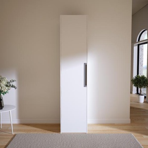 Kleiderschrank Weiß - Individueller Designer-Kleiderschrank - 54 x 232 x 62 cm, Selbst Designen, Kleiderstange