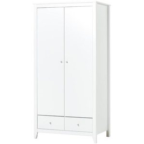 Kleiderschrank - Weiß - Kiefer -