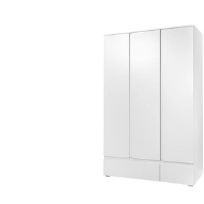 Kleiderschrank - weiß - Materialmix - 120 cm - 191 cm - cm 55,0 | Möbel Kraft