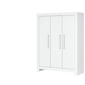 Kleiderschrank - weiß - Materialmix - 156,2 cm - 204,8 cm - cm 56,0 | Möbel Kraft