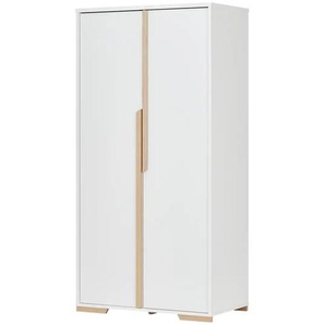 Kleiderschrank - weiß - Materialmix - 98,5 cm - 195 cm - cm 56,0 | Möbel Kraft