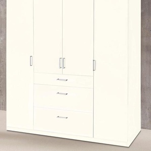Kleiderschrank WIMEX Click Schränke Gr. B/H/T: 180 cm x 199 cm x 58 cm, 4 St., weiß (weiß uni) Drehtürenschrank Kleiderschrank Drehtürenschränke Schränke ohne Spiegel