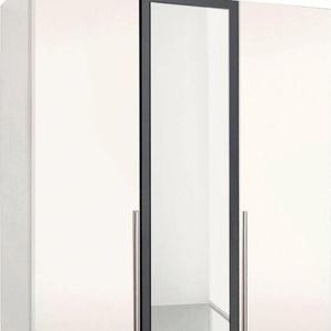 Kleiderschrank WIMEX Skate Schränke Gr. B/H/T: 135 cm x 198 cm x 58 cm, 3 St., weiß (weiß, graphit) Kleiderschränke