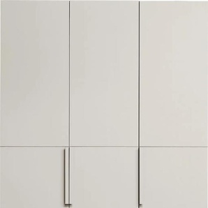 Kleiderschrank WOOOD Pure - 3 Türen Schränke Gr. B/H/T: 142 cm x 215 cm x 60 cm, 3 St., beige Kleiderschränke