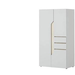 Kleiderschrank  ZE+ ¦ grau ¦ Maße (cm): B: 110 H: 202 T: 61.0