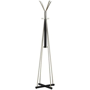 Kleiderständer  Arco ¦ schwarz ¦ Metall,Massivholz ¦ Maße (cm): H: 190  Ø: 50