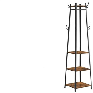 Kleiderständer  Barnet ¦ braun ¦ Holzwerkstoff,Metall ¦ Maße (cm): B: 43 H: 180