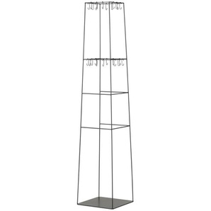Kleiderständer  Pacengo ¦ schwarz ¦ Metall ¦ Maße (cm): B: 38 H: 180 T: 38.0