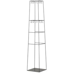 Kleiderständer | schwarz | Metall | 38 cm | 180 cm | cm 38,0 |