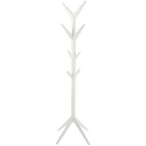 Xxxl Kleiderständer, Weiß, Holzwerkstoff, 42x178x42 cm, standfeste Füße, Jackenhalter, Garderobe, Garderobenständer