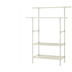 Kleiderständer - weiß - Kunststoff,Metall - 114 cm - 171 cm | Möbel Kraft