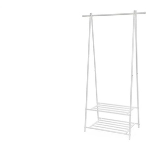 Kleiderständer - weiß - Metall - 87,5 cm - 155 cm | Möbel Kraft