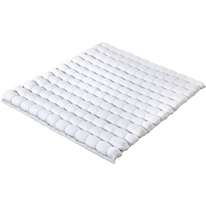 Kleine Wolke Badematte Avera, Höhe 50 mm, beidseitig nutzbar, fußbodenheizungsgeeignet, Baumwolle, Polyester, quadratisch, Badteppich, Uni Farben, handgewebt, quadratisch & rechteckig