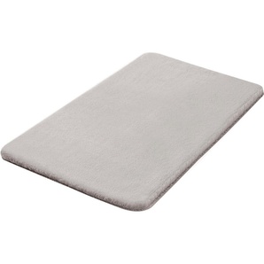Kleine Wolke Badematte Cony, Höhe 25 mm, rutschhemmend beschichtet, fußbodenheizungsgeeignet, Polyester, rechteckig, Badteppich, Fell-Optik, Uni Farben, besonders weich & kuschelig