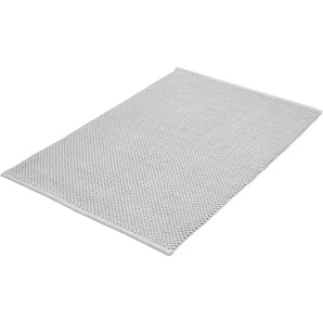 Kleine Wolke Badematte Punto, Höhe 5 mm, rutschhemmend beschichtet, fußbodenheizungsgeeignet, Baumwolle, rechteckig, Badteppich, Uni Farben, Oberfläche reine Baumwolle