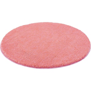Kleine Wolke Badematte RELAX, Höhe 30 mm, rutschhemmend beschichtet, fußbodenheizungsgeeignet, Polyacryl, rund, Badteppich, Uni Farben, rechteckig, rund & als Set erhältlich