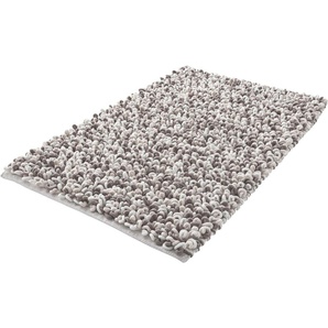 Kleine Wolke Badematte Sling, Höhe 20 mm, rutschhemmend beschichtet, fußbodenheizungsgeeignet, Baumwolle, Polyester, rechteckig, Badteppich, handgefertigt, 2 farbige Schlingenoptik
