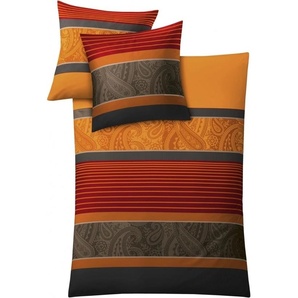 Kleine Wolke Bettwäsche Satin CAMBRIDGE Rubin 155 x 220 cm und 80 x 80 cm 6162453954