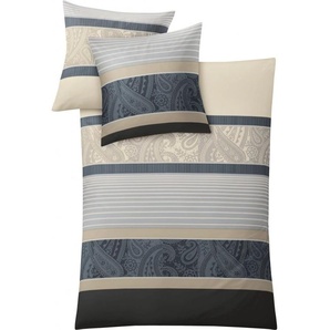 Kleine Wolke Bettwäsche Satin CAMBRIDGE Taupe 155 x 220 cm und 80 x 80 cm 6162271954