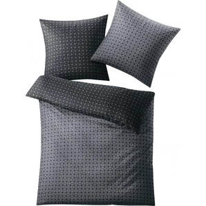 Kleine Wolke Bettwäsche Satin PUNTO Taupe 135 x 200 cm und 80 x 80 cm 6255271952