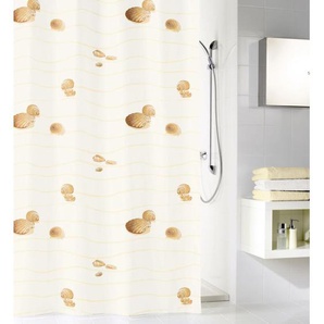 Kleine Wolke - Duschvorhang Miami beige, 180 x 200 cm Duschvorhänge
