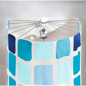 Kleine Wolke Duschvorhangstange Big Spider, Chrom, Metall, 94 cm, Badtextilien, Duschvorhänge