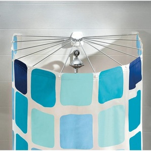 Kleine Wolke Duschvorhangstange Big Spider, Chrom, Metall, 94x71 cm, Badtextilien, Duschvorhänge