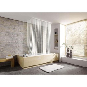 Kleine Wolke Eckduschrollo 132 x 56 x 240 cm weiß Duschrollos