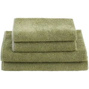 Kleine Wolke Handtuch-Set grün 4 teilig Chill - grün - Materialmix | Möbel Kraft
