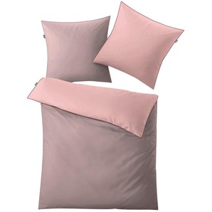 Kleine Wolke Wendebettwäsche Linda, Rosa, Textil, 135x200 cm, Textiles Vertrauen - Oeko-Tex®, hautfreundlich, angenehm wärmend, schadstoffgeprüft,