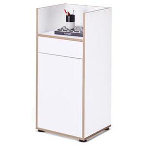 Kleiner Büroschrank mit Furnierkante