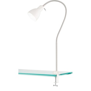 Klemmleuchte FISCHER & HONSEL Lolland Lampen Gr. 1 flammig, weiß Klemmleuchten