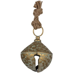 Clayre & Eef Alte Türklingel Ø 18x24 cm Kupferfarbig Eisen Gartenklingel