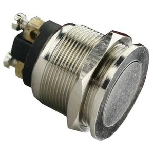 Klingeltaster Drucktaster 19mm Durchmesser mit 2 Schraubkontakten
