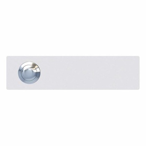 Klingeltaster rechteckig Oblo Weiß RAL 9016
