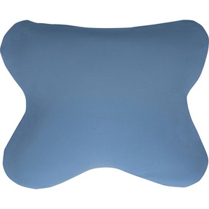 Kissenbezug KNEER Ombracio Edel-Zwirn-Jersey Kissenbezüge Gr. B/L: 54 cm x 48 cm, 1 St., Baumwolle, blau Kissenbezüge uni Kissenbezug für Stützkissen, flexible Kissenhülle mit Reißverschluss
