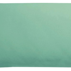 Seitenschläferkissenbezug KNEER Edel-Zwirn-Jersey Kissenbezüge Gr. B/L: 140 cm x 40 cm, 1 St., Baumwolle, blau (lagune) Kopfkissenbezüge für Seitenschläferkissen