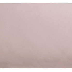 Seitenschläferkissenbezug KNEER Edel-Zwirn-Jersey Kissenbezüge Gr. B/L: 140 cm x 40 cm, 1 St., Baumwolle, rosa (rose) Kopfkissenbezüge für Seitenschläferkissen