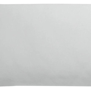 Seitenschläferkissenbezug KNEER Edel-Zwirn-Jersey Kissenbezüge Gr. B/L: 140 cm x 40 cm, 1 St., Baumwolle, grau (platinfarben) Kopfkissenbezüge für Seitenschläferkissen