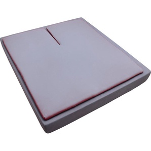 Spannbettlaken KNEER Vario Stretch Topper oneflex Bettlaken Gr. B/L: 180 cm x 200 cm (1 St.), Jersey-Modal, 4-12 cm, grau (platinfarben) Spannbettlaken Laken mit Tunnelsaum