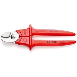 KNIPEX Kabelscheren Griffe mit Kunststoff umspritzt