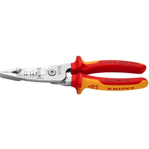 KNIPEX Multifunktions-Elektrikerzange, 13 76 200 ME, 200 mm