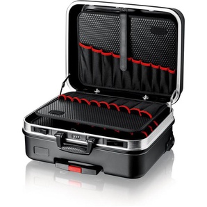 KNIPEX Werkzeugkoffer BIG Basic Move mit integrierten Rollen und Teleskopgriff leer
