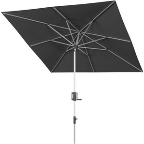 Knirps - apoll 300 x 200 cm rechteckig Balkonschirm 7 Farbvarianten Sonnenschirm 200 Dark Grey