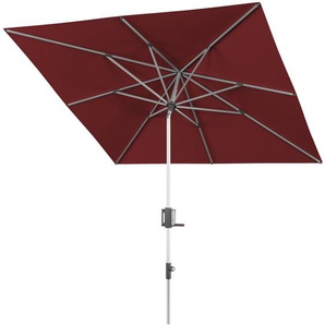 KNIRPS APOLL 300 x 200 cm rechteckig Balkonschirm 7 Farbvarianten Sonnenschirm 400 Bordeaux