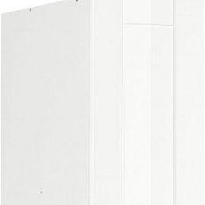 KOCHSTATION Apothekerschrank KS-Tinnum 30 cm breit, 200 cm hoch, Metallgriffe, MDF Fronten, Auszüge