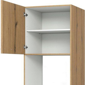 KOCHSTATION Backofenumbauschrank KS-Trea SB-195-3 mit zwei Türen und zwei Einlegeböden, Höhe 195 cm