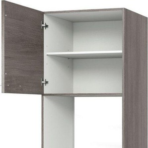 KOCHSTATION Backofenumbauschrank KS-Trea SB-195-3 mit zwei Türen und zwei Einlegeböden, Höhe 195 cm
