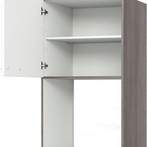 KOCHSTATION Backofenumbauschrank KS-Trea SB2AS-195-3 mit zwei Türen und zwei Einlegeböden, Höhe 195 cm